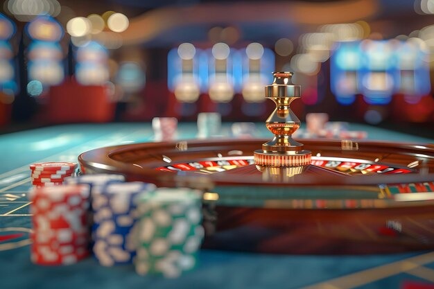 Diamond Empire slot game interface showing jewel-themed reels and paytable